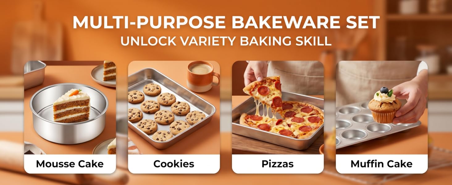 Versatile for various baked goods