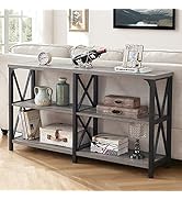 LVB Farmhouse Sofa Table, Rustic Console Table for Living Room, Entryway Table with Storage, Hall...