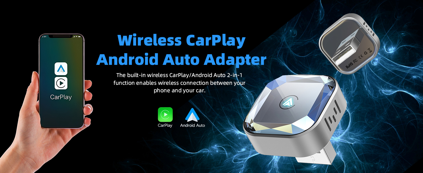 wireless carplay android auto adapter