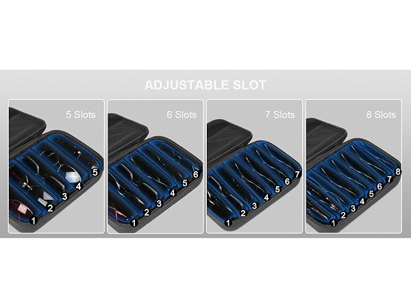 Travel Sunglasses Organizer Case
