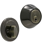 Single Cylinder Deadbolt Lock, Dead Bolt Locks for Exterior Doors, Keyed Entry Deadbolts Door Loc...