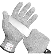 Schwer SlicePro ANSI A9 Cut Resistant Gloves, Food Grade Reliable Cutting Glove, Mandoline Gloves...