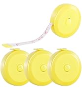 4 Pack Soft Retractable Measuring Tape,60-Inch 150cm,yellow Double Scale Measurement Tape,for Bod...