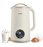 VEVOR 8-in-1 Nut Milk Maker, 34 oz Soy Milk Maker with 180W Blending, for Homemade Oat, Nut, Soy,...