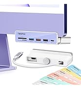 TWOPAN USB C Hub Multiport Adapter for iMac 2021, 7 in 1 iMac USB Adapter, USB 3.0 Hub HDMI for i...