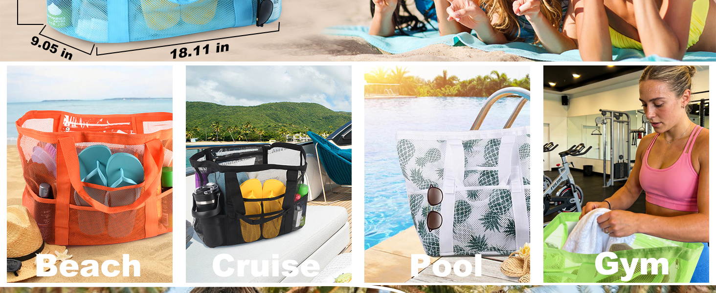 beach bag mesh beach bag