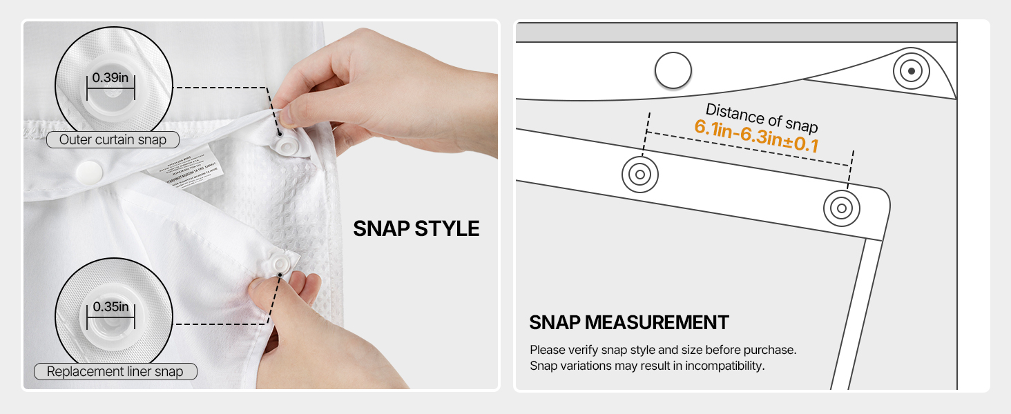 Snap Style & Measurement