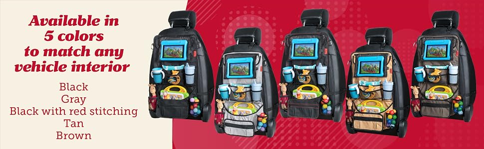 Available in 4 colors to match any vehicle interior