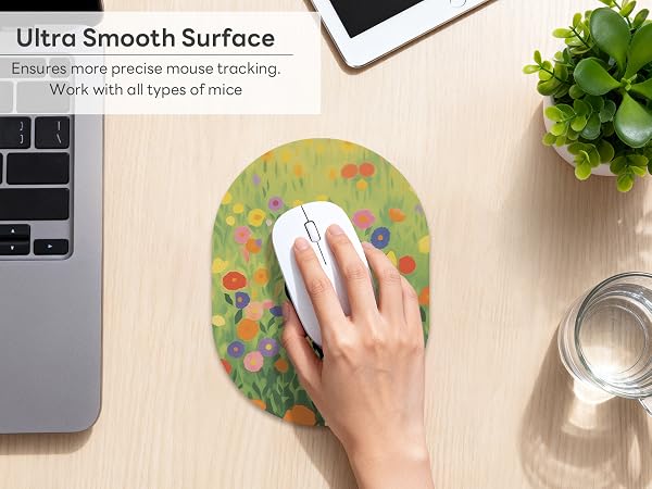 Rimilak Small Mouse Pad 6 x 8 Inch, Irregular Mini Mousepad