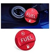Jaronx Compatible with BMW Fuel Cap Cover, Aluminum Metal Gas Tank Fuel Filler Cap Cover-NOT Full...