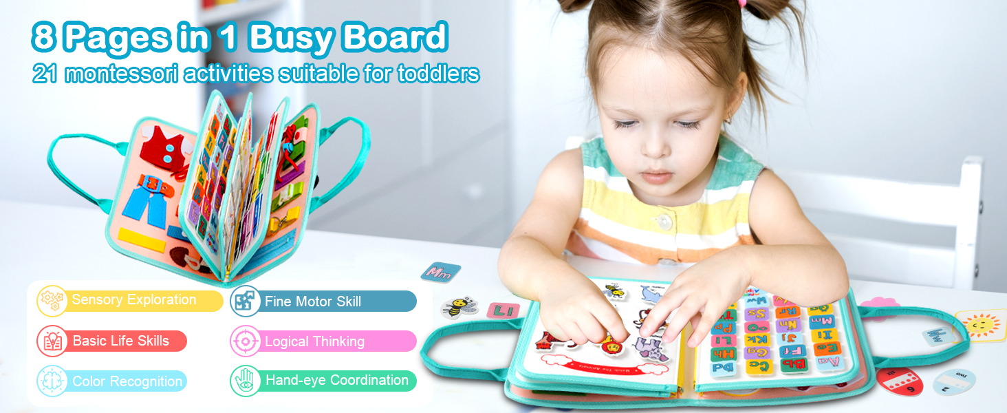 busy books toddlers 1-3 toddler busy board montessori busy board for toddlers 2-4