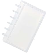 XiowDow Discbound Photo Card Album with Frosted PP Cover 20 Sheets Clear PP Sleeves 6 Discs Bound...