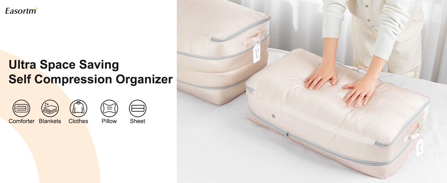 comforter storage bag compression bags for storage ultra space saving self compression organizer