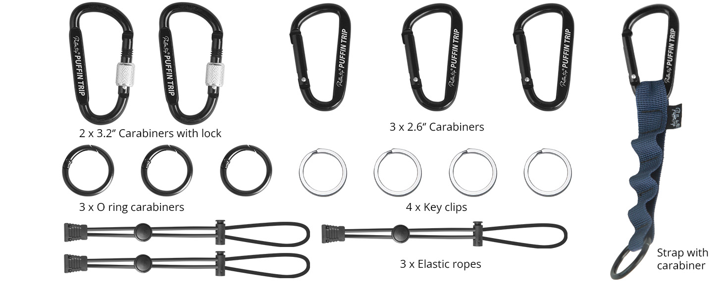 Carabiner for backpack