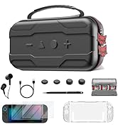 NinjaPlusOX Switch 2 Carrying Case Compatible with Nintendo Switch 2, 8 In 1 Accessories Bundle