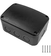 Outdoor Junction Box,Nineleaf IP66 Waterproof Electrical Project Boxes PVC/ABS Plastic Enclosure ...