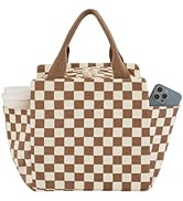 SODEER Lunch Bag for Women and Men,Cute Lunch bag Insulated,Leakproof Adult Corduroy Lunch Cooler...