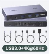HDMI+USB C KVM switch