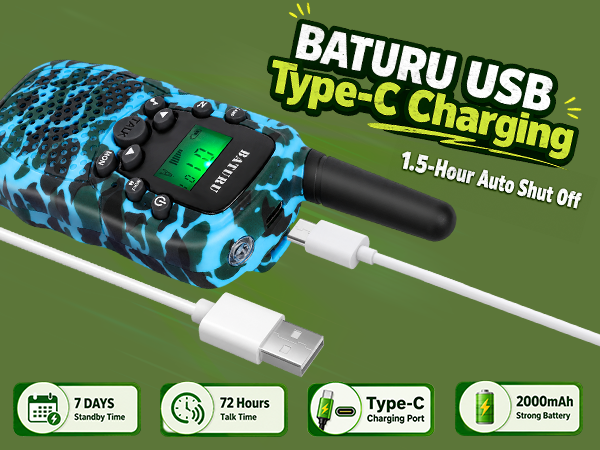 baturu walkie talkies long range