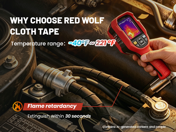 High Temp Felt Cloth Tape