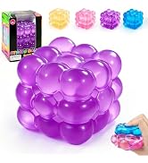 Ice Cube Squishy Fidget Toy, Squeeze Cube,Slow Rising Squeeze Cubes Fidget Toy, Sensory Stress Re...