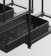 2 pack black under sink organizer