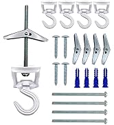 NACETURE Swivel Swag Hooks for Ceiling Hanging - Ceiling Hooks for Hanging Plants - Ceiling Hange...