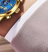 Men's Blue and Gold Watch