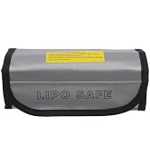 KALLORY Lithium Battery Protection Bag Lipo Charging Bag Fireproof Storage Case