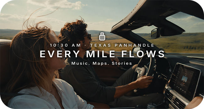 CarPlay wireless adapter supports smooth navigation and entertainment on road trips.