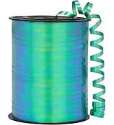 OMISELIO Green Ribbon, 500 Yard Iridescent Green Curling Ribbon, Curling Ribbon for Gift Wrapping...