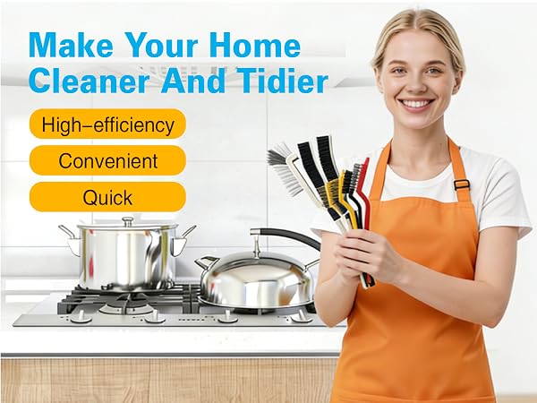 small cleaning brush hard bristle