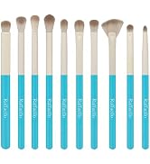 Raffaello Eyeshadow Brush, 10pcs Eye Makeup Brush Set, Professional Eye Brush for Liquid, Cream &...