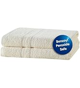 CLOROX Bleach Friendly Towels, Quick Dry, 100% Cotton Bath Towels (30