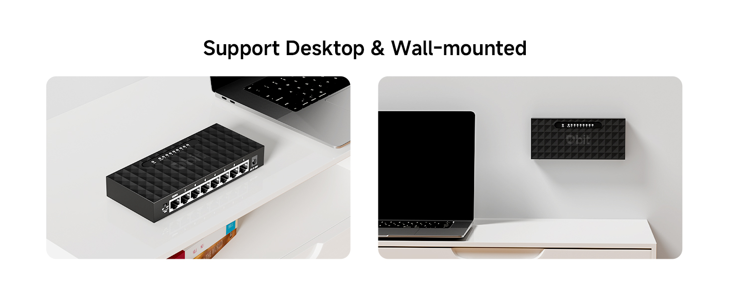 Support desktop and wall-mounted