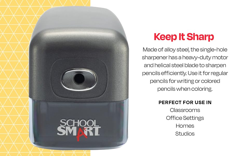 Electric Pencil Sharpener 5.5x3.75x7.75in