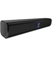 LFS Computer Speaker, 20W Bluetooth Computer Speaker Built-in Dual Subwoofer, Stereo USB Powered ...