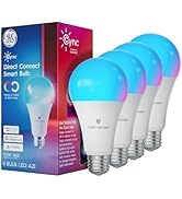 Cync Direct Connect A21 Smart LED Light Bulb, Color Changing Smart Lights, Matter Compatible, Com...