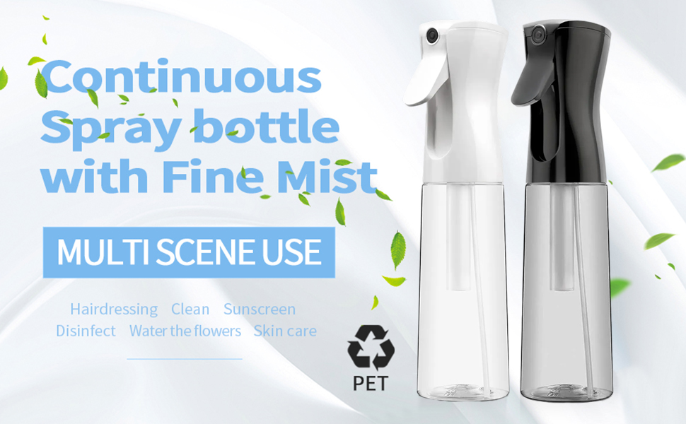 Continuous Mister Empty Spray Bottles