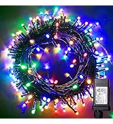Blingstar Christmas Lights Extendable 98.4 Ft+9.8 Ft 300 LED String Lights Plug in 8 Modes Xmas L...
