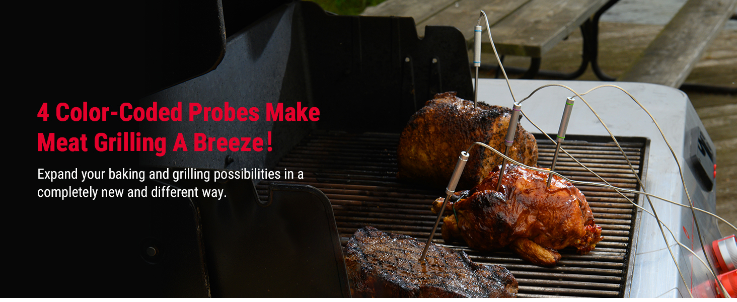 bluetooth meat thermometer wireless chef iq smart wireless meat thermometer meater 2 plus chef iq