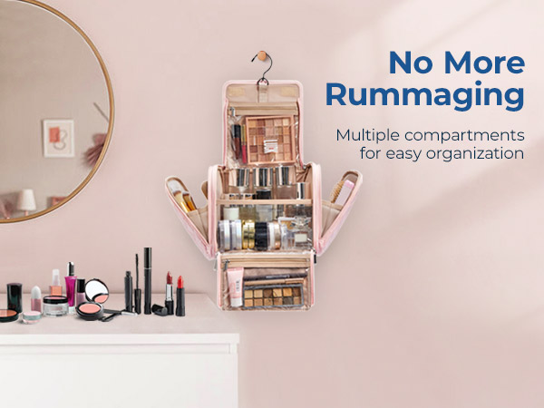 BAGSMART Makeup Bag for Women