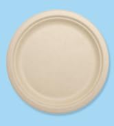 World Centric Compostable Round Paper Plates, 9" (Pack of 250), Made from Unbleached Plant Fiber,...