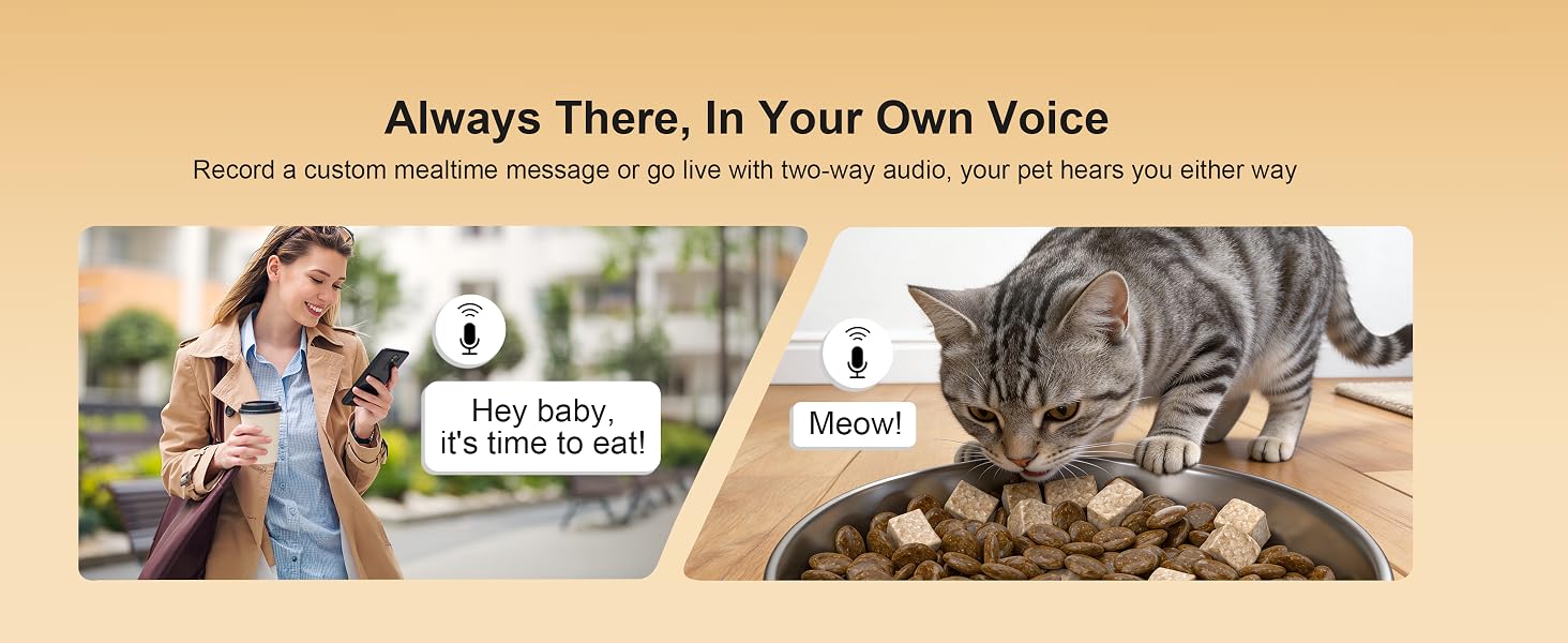 Automatic Cat Feeder with 2K Camera 5G/2.4G WiFi 6.5L Smart Pet Feeder for Cat & Small Dog