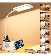 cozoo Desk Lamp, LED Desk Lamps for Home Office with 15W Wireless Charger/Organizer,Desk Lamp for...