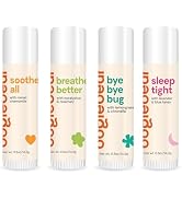 oogiebear Organic Baby Balm 4-Pack – Nose-to-Toe, Breathing Rub, Bug Away & Sleep Balm – Natural ...