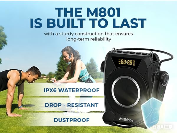 wireless waterproof microphone