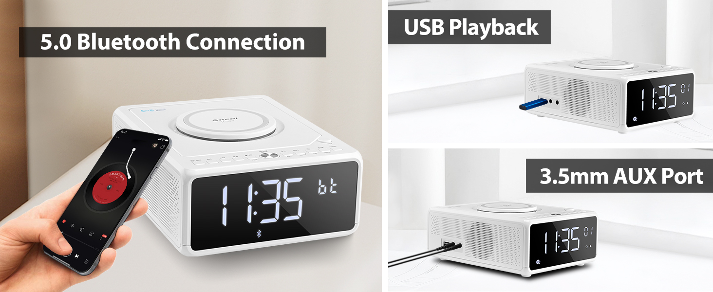 CD Player Alarm Clock