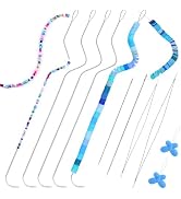 GarfxG 9 PCS Beading Needles Set for Jewelry Making Include Bead Spinner Needles, Big Eye Seed Ne...