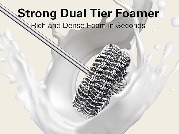 coffee frother rechargeable